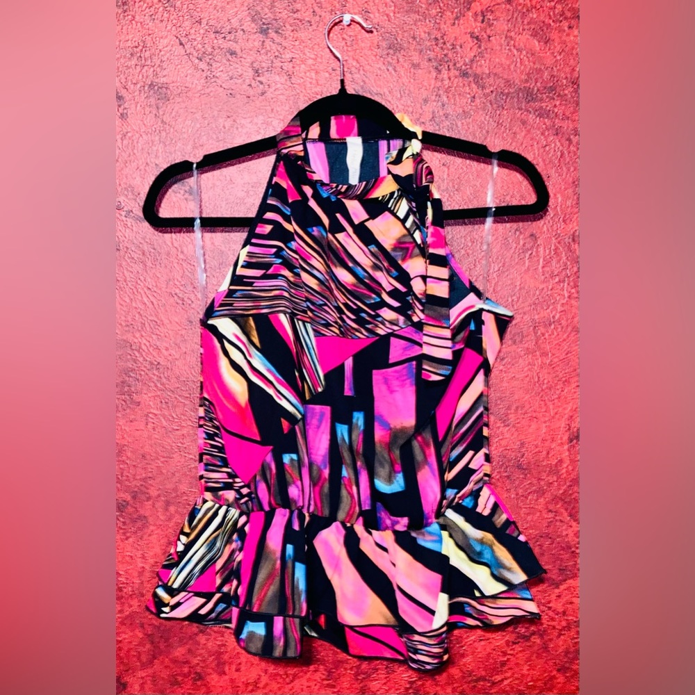 NWOT! Hello Miss Tie Halter Top